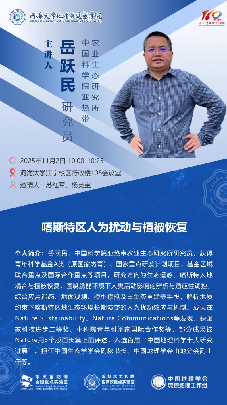 喀斯特区人为扰动与植被恢复